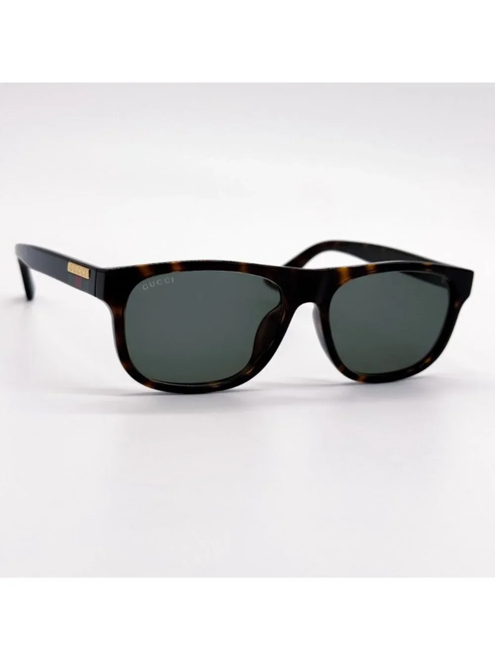New Gucci Havana Green Men Sunglasses GG0770SA 003